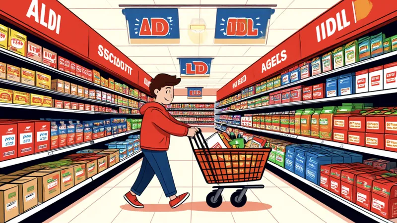 Aldi ve Lidl ve Middle Aisle Çılgınlığı
