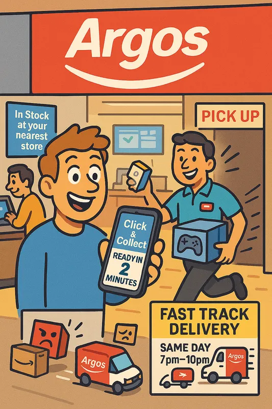 Argos: İngiltere'nin Fiziksel Amazon'u ve Aynı Gün Teslimat