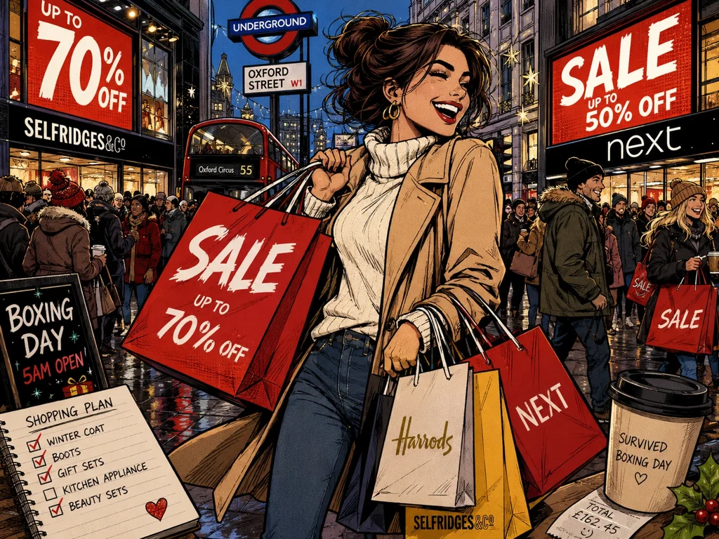 Boxing Day ve Yıl Sonu İndirimleri: İngiltere’de Alışveriş Çılgınlığı