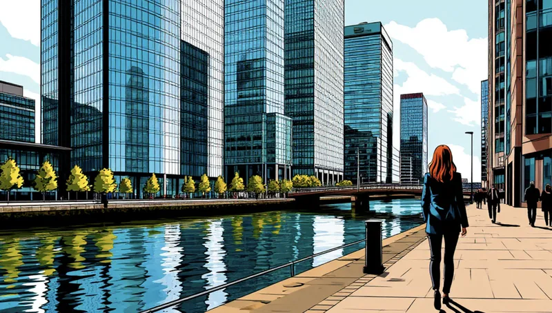 Canary Wharf’ta Yükselen Soğuk Işıltı