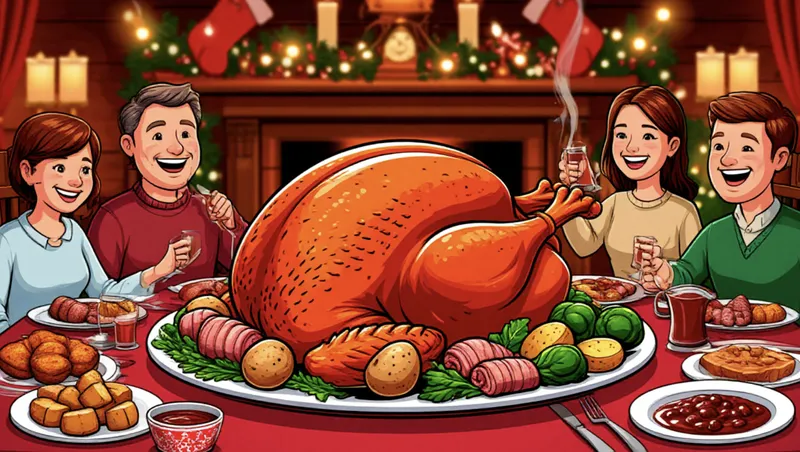Noel Sofrasının Kalbi: Christmas Dinner ve Hindi Karmaşası