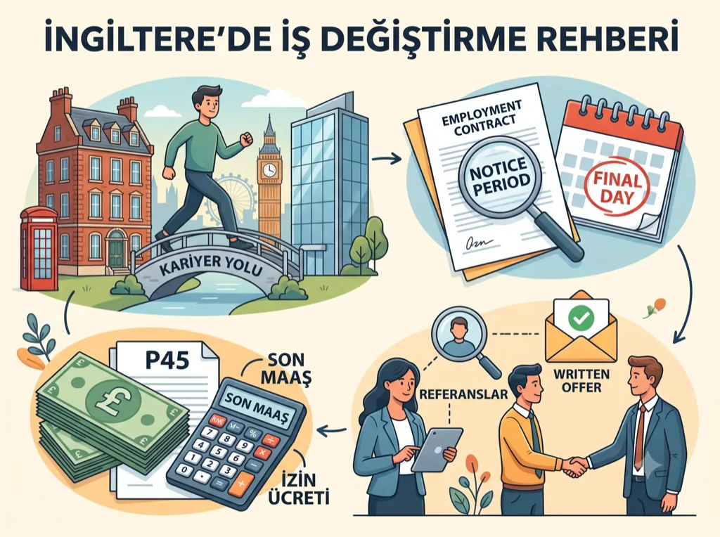 İngiltere'de İş Değiştirme Rehberi: Notice Period, Referanslar ve İstifa Prosedürleri