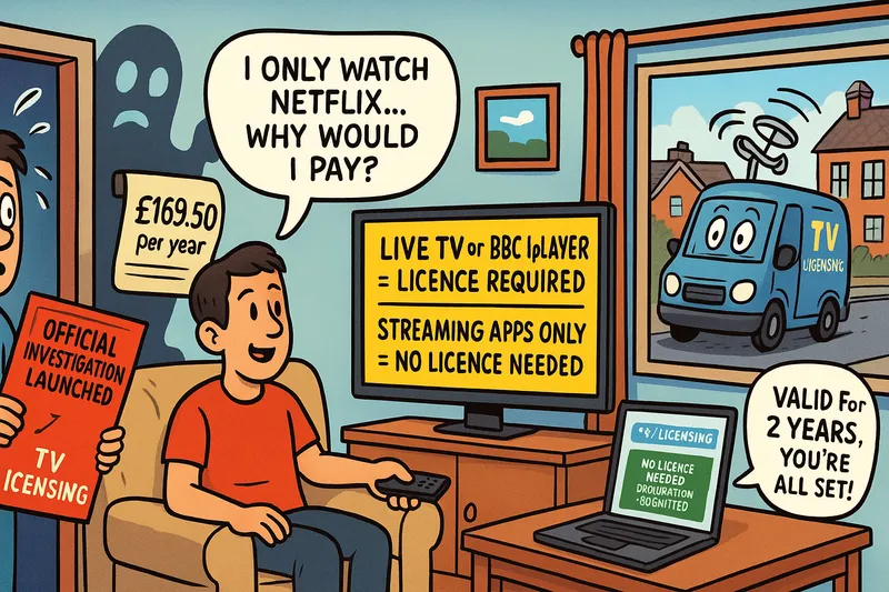 TV Licence Gerçeği: Netflix İzlerken Para Ödemeli miyim?